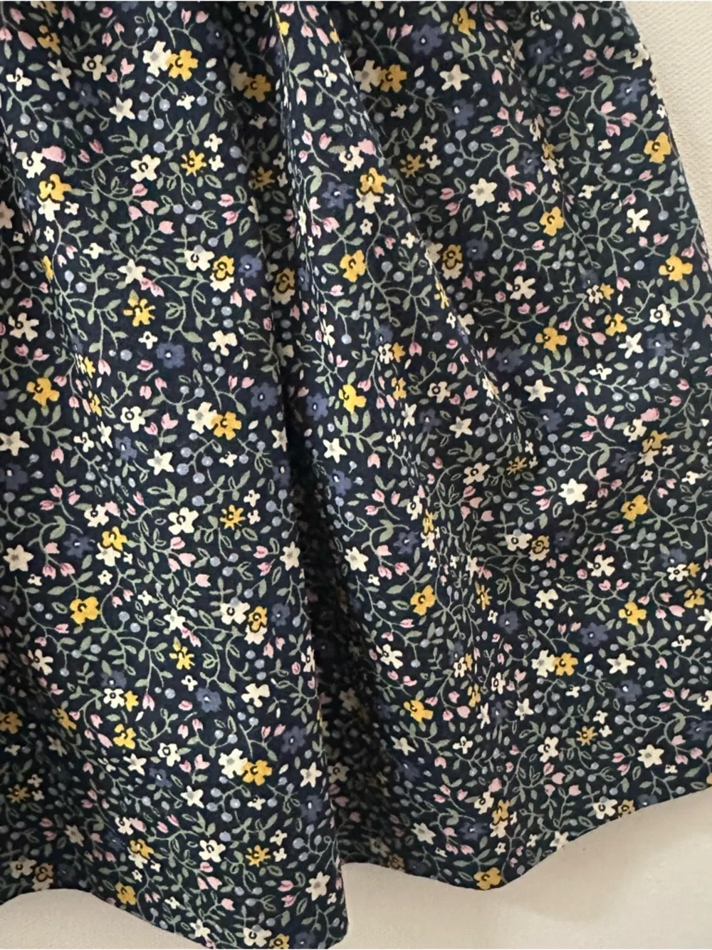 Ralph Lauren 24 Months Baby Girl Navy Floral Belted Dress Party
